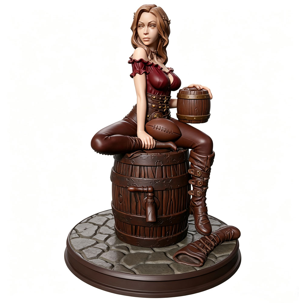 Resin Art And Wood - 1/24 Miniature Resin Model Statue, 75mm