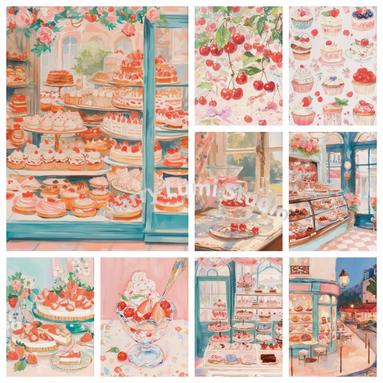 Resin Art Kitchen - DIY Diamond Art Painting Kits Cake