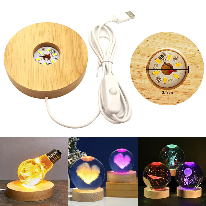 Resin Art Display Round Wood C - Resin Art And Wood ulasan dan harga