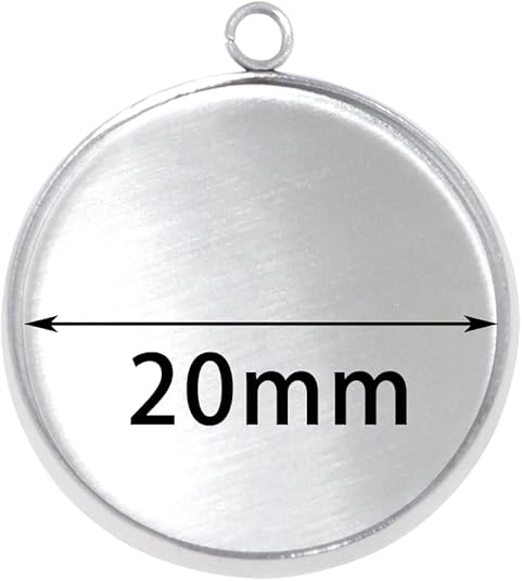 20 Pieces Stainless Steel Roun - Resin Art Earrings ulasan dan harga