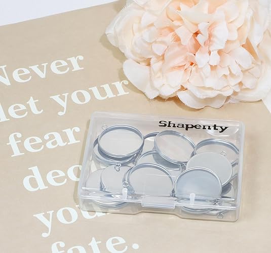 20 Pieces Stainless Steel Roun - Resin Art Earrings ulasan dan harga