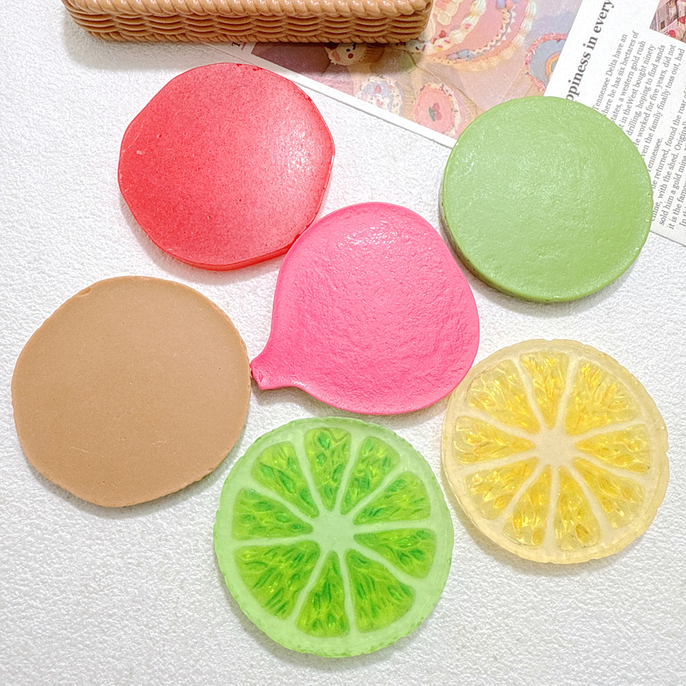 6/60pcs Kawaii Fruit Miniature - Resin Art Equipment ulasan dan harga
