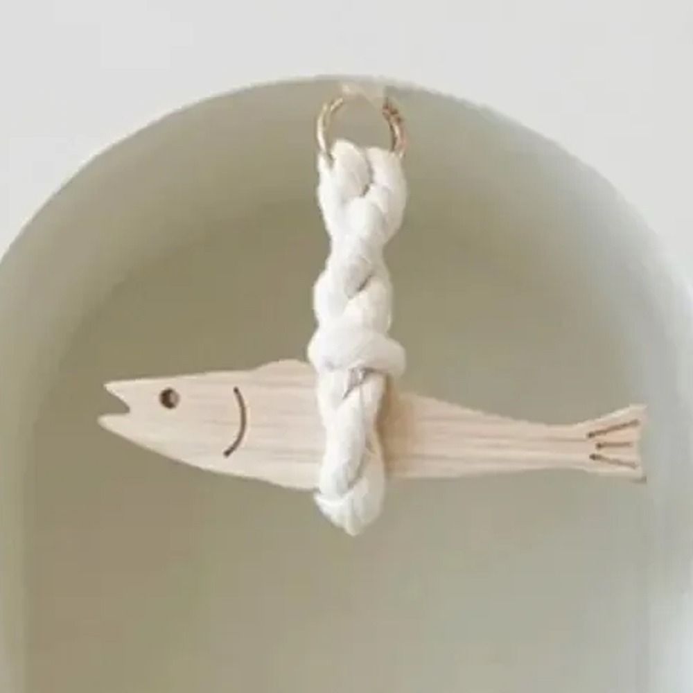 Creative Wooden Fish Car Ornam - Resin Art And Wood ulasan dan harga