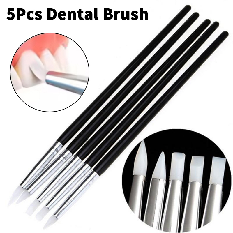 5Pcs Dental Silicone Brush Pen - Resin Art Pen ulasan dan harga