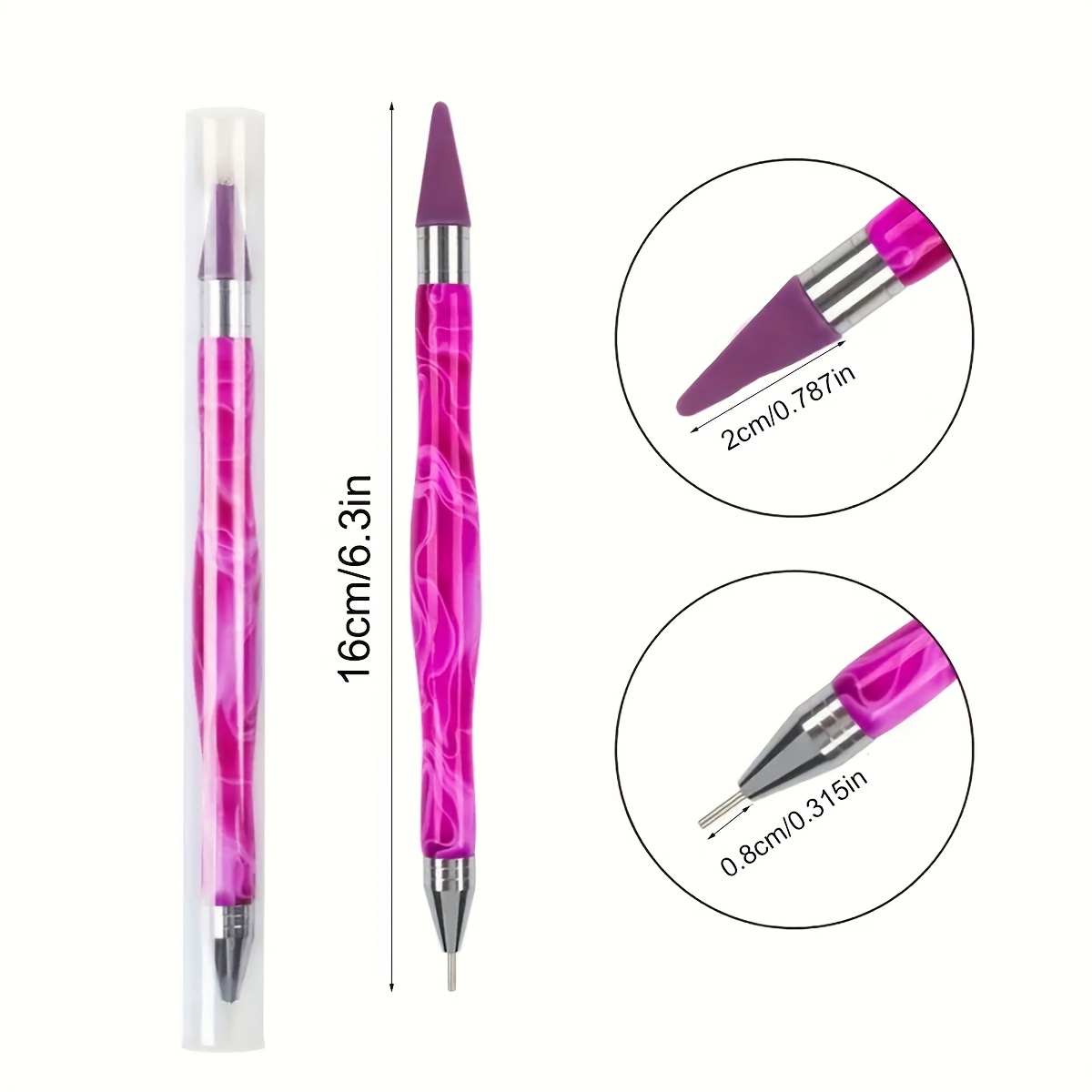 2pcs Dual-ended Wax Pen, Rhine - Resin Art Pen ulasan dan harga