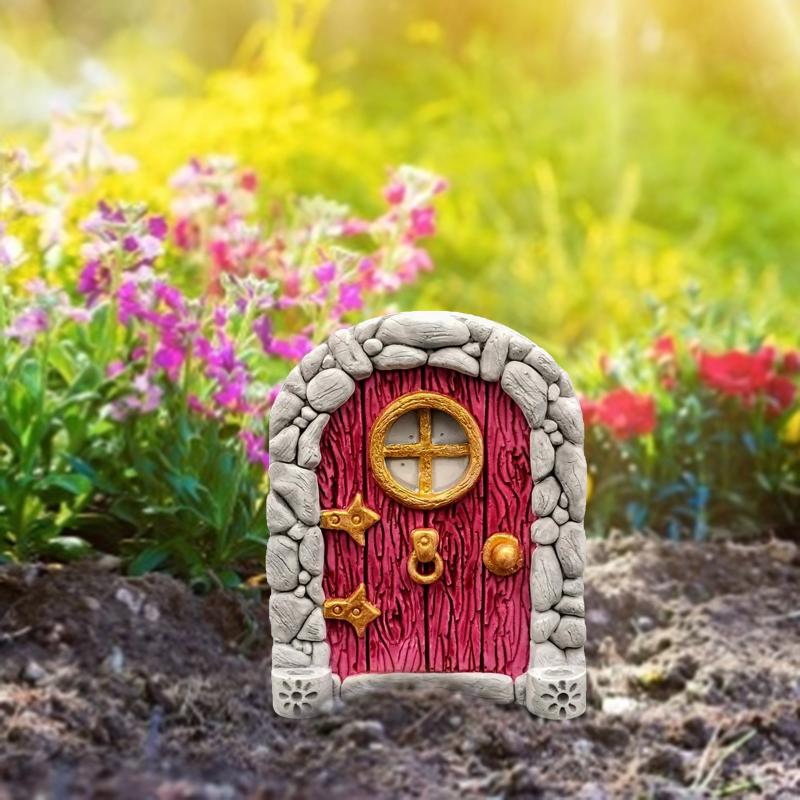 Elf Fairy Door Miniature Garde - Resin Art And Wood ulasan dan harga