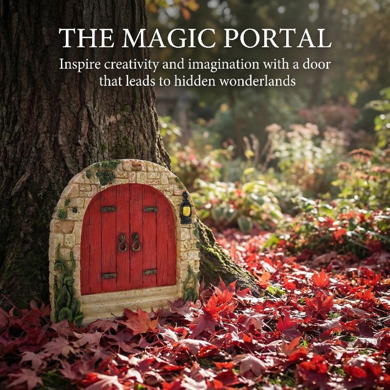 Elf Fairy Door Miniature Garde - Resin Art And Wood ulasan dan harga
