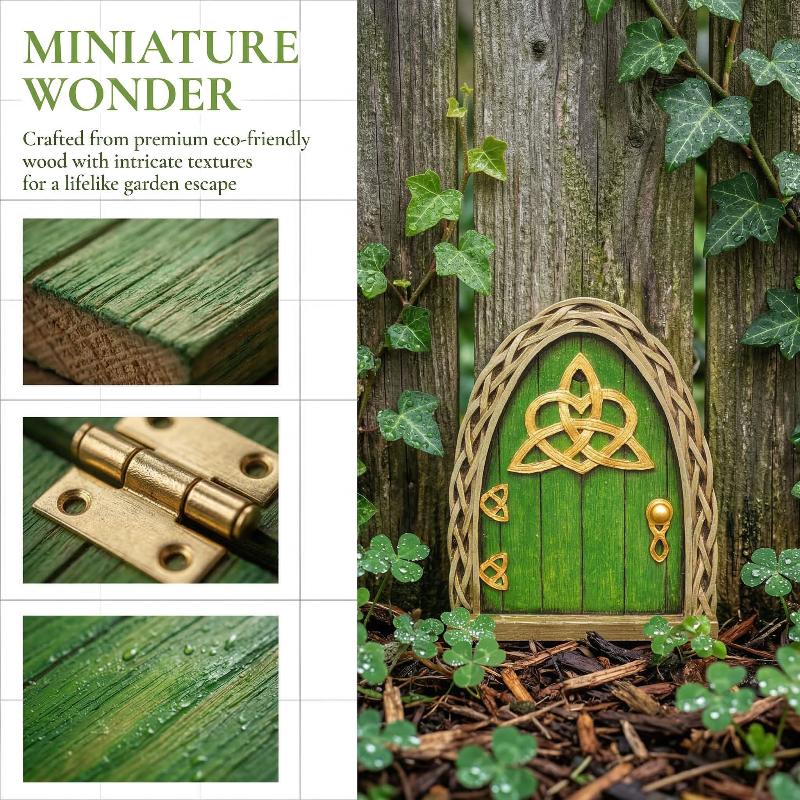 Elf Fairy Door Miniature Garde - Resin Art And Wood ulasan dan harga