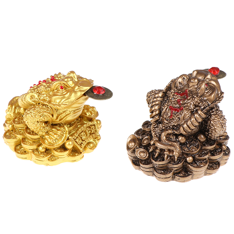 Feng Shui Toad Money LUCKY For - Resin Art Table Top ulasan dan harga