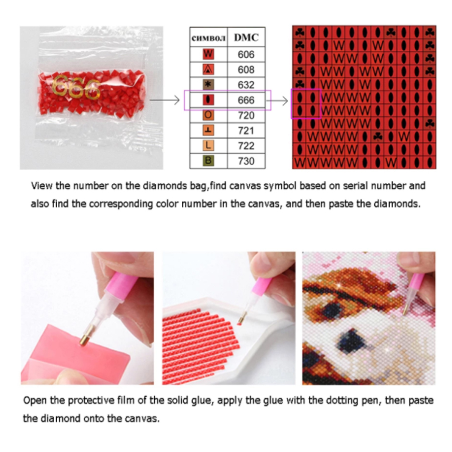 5D Diy Diamond Painting Fantas - Resin Art World ulasan dan harga