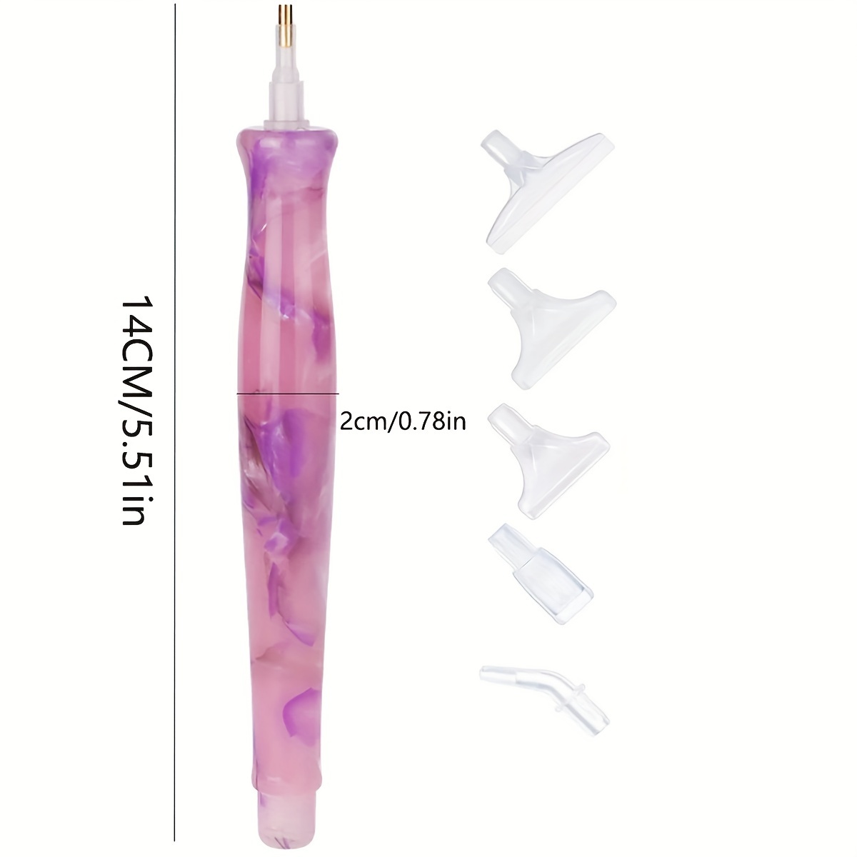 1pc Random Color Resin Retro D - Resin Art Pen ulasan dan harga