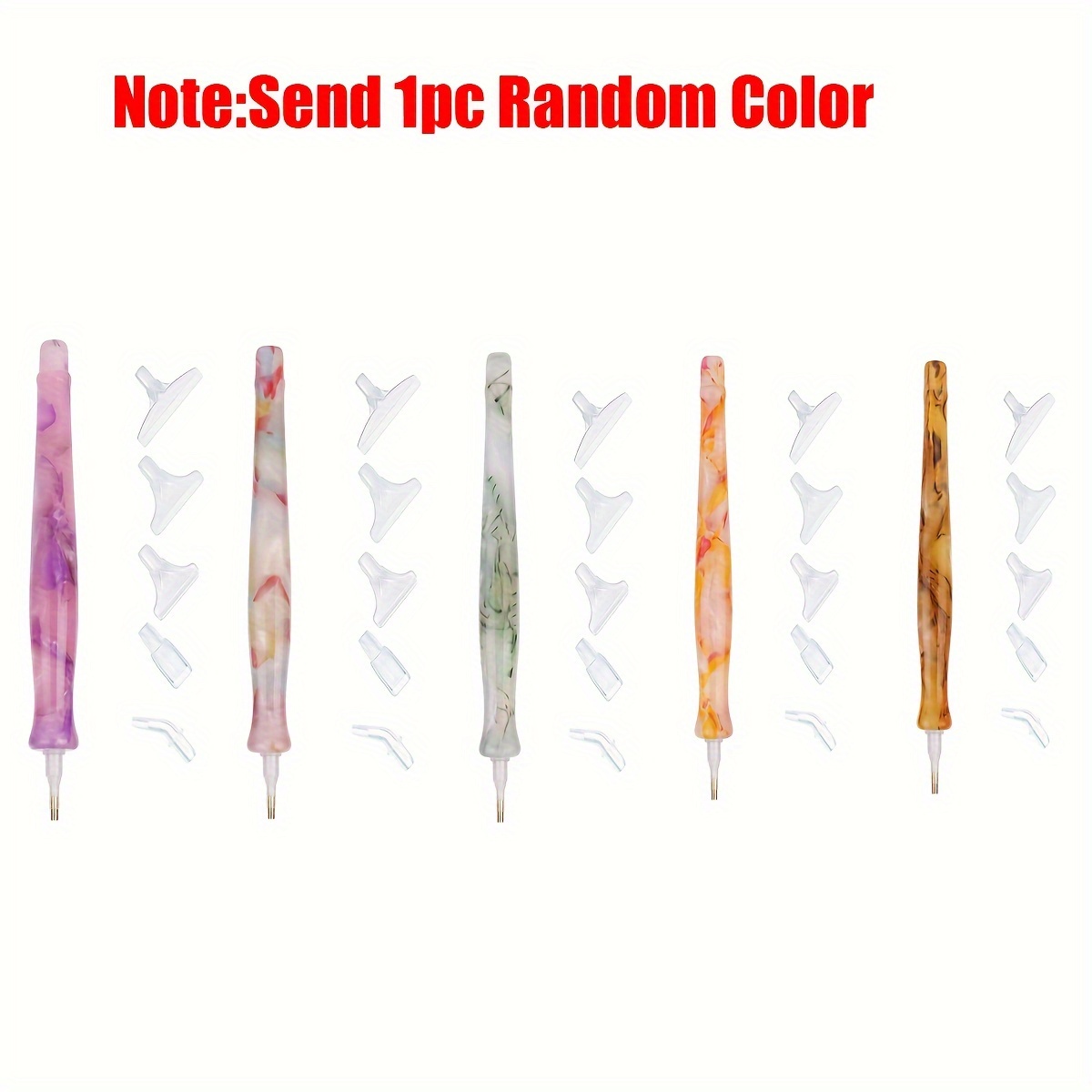 1pc Random Color Resin Retro D - Resin Art Pen ulasan dan harga