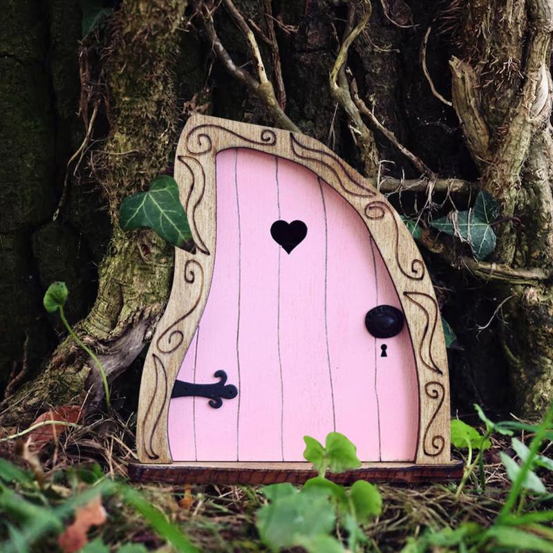 Elf Fairy Door Miniature Garde - Resin Art And Wood ulasan dan harga