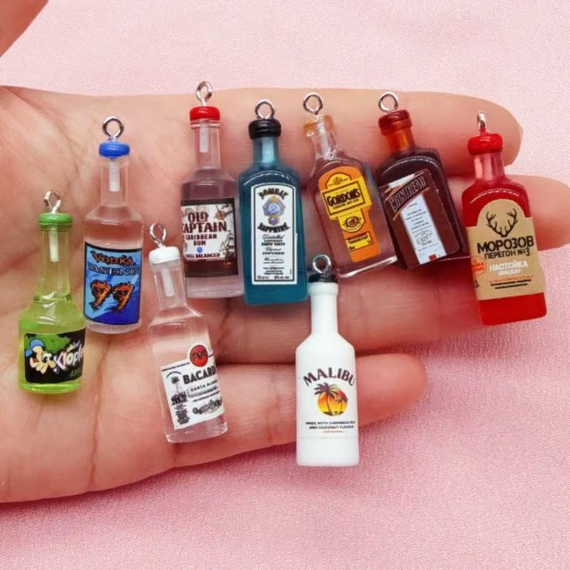11pcs Mini Simulation Resin 3D - Resin Art Earrings ulasan dan harga