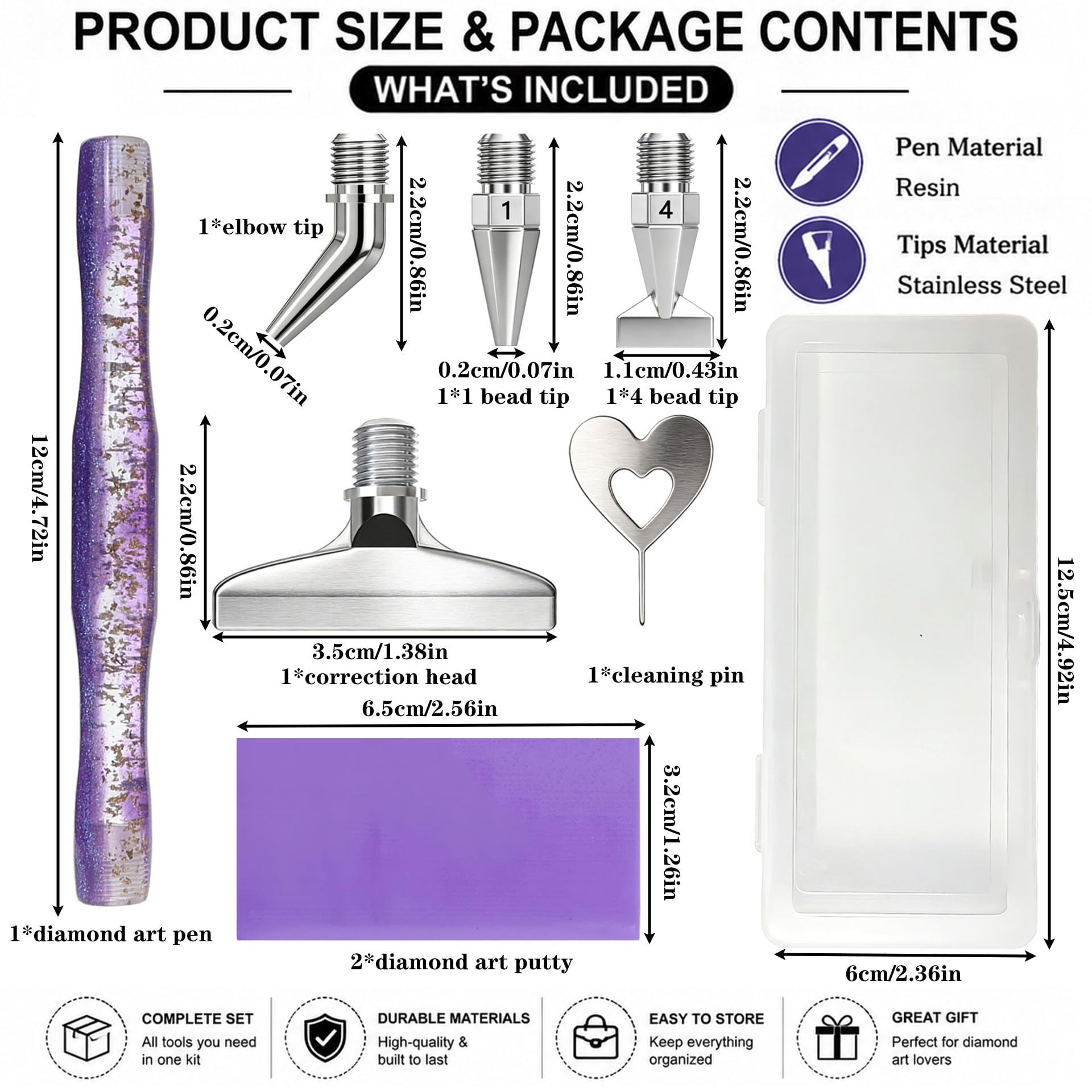 Diamond painting art pen, with - Resin Art Pen ulasan dan harga
