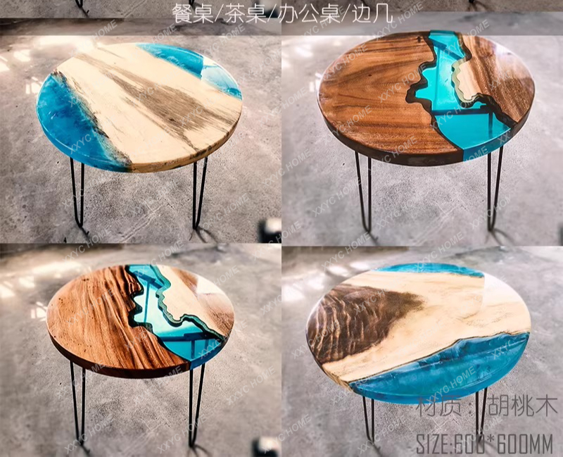 Creative art dining table epox - Resin Art And Wood ulasan dan harga