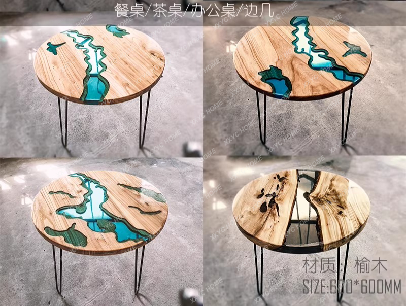 Creative art dining table epox - Resin Art And Wood ulasan dan harga