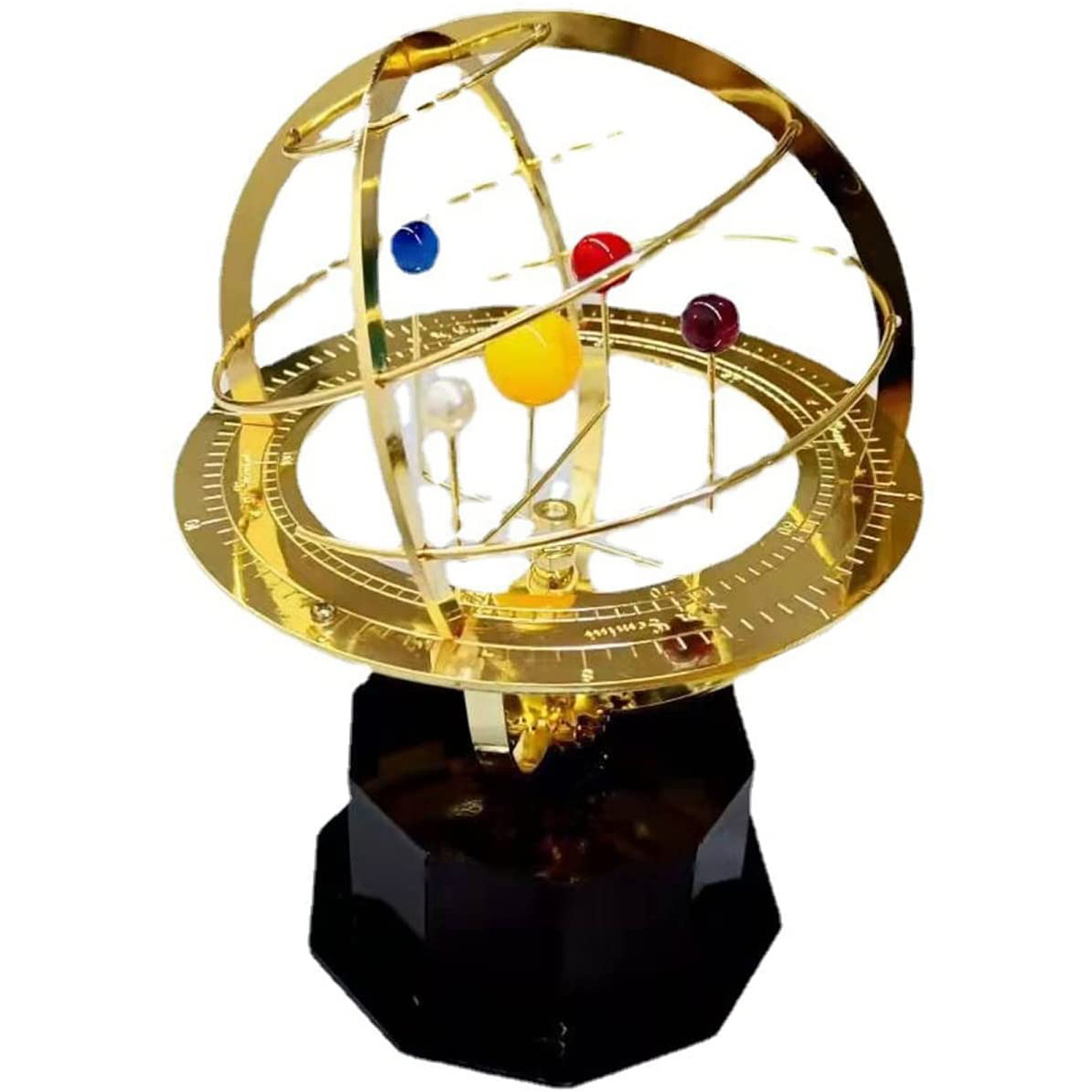 Rotating Solar System Metal Or - Resin Art Table Top ulasan dan harga