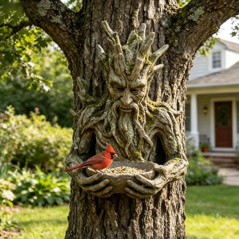 Weatherproof Resin Tree Face B - Resin Art And Wood ulasan dan harga