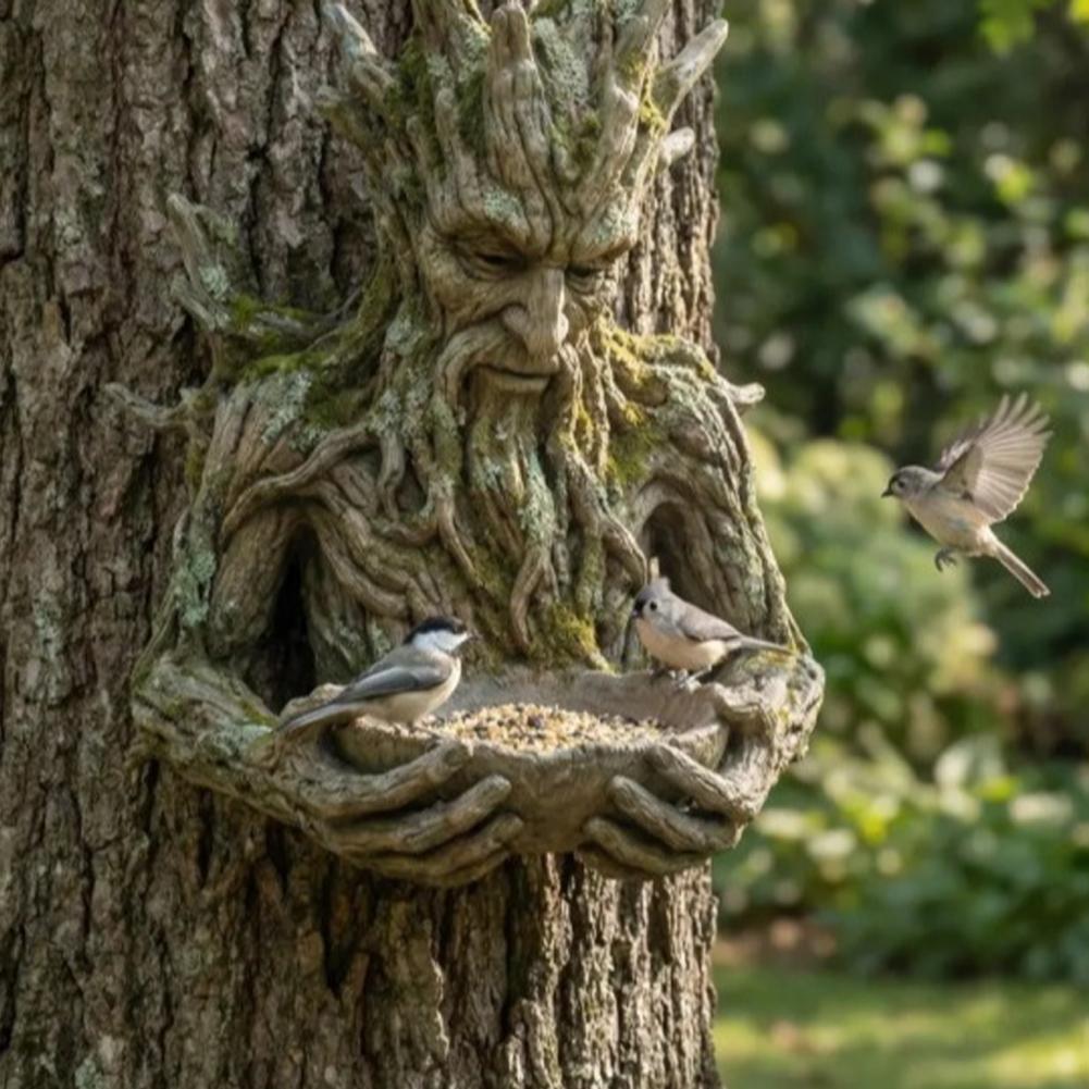 Weatherproof Resin Tree Face B - Resin Art And Wood ulasan dan harga