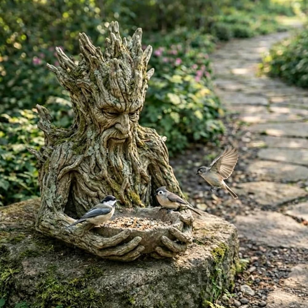 Weatherproof Resin Tree Face B - Resin Art And Wood ulasan dan harga