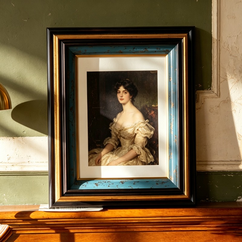Vintage Picture Frame A4 6‑10  - Resin Art Table Top ulasan dan harga