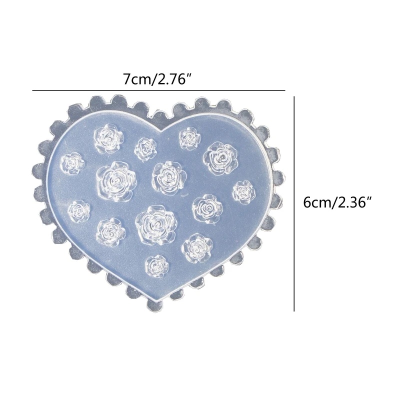 3D Rose Flower Nail Art Decora - Resin Art Equipment ulasan dan harga