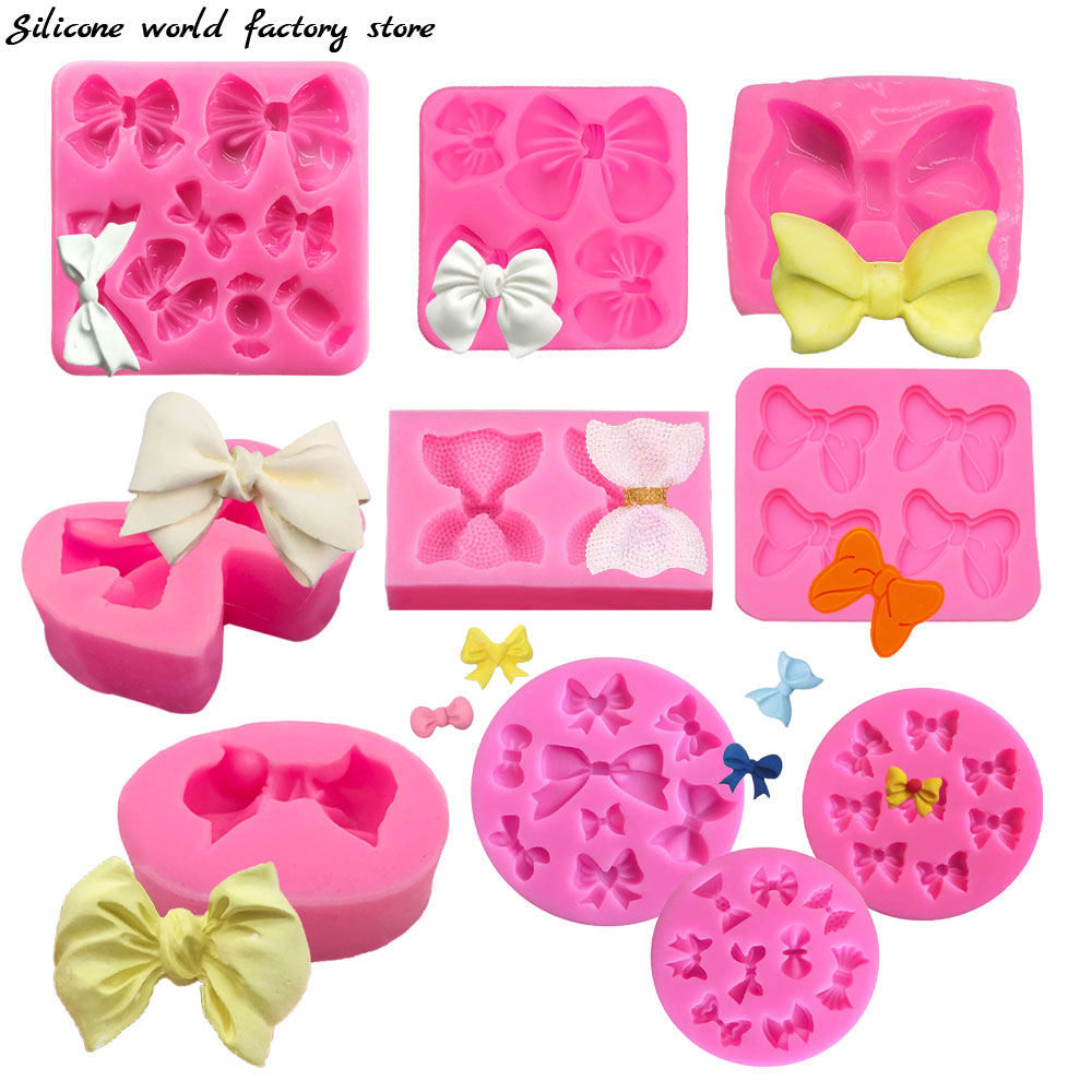 Silicone World Bowknot Cake Si - Resin Art World ulasan dan harga