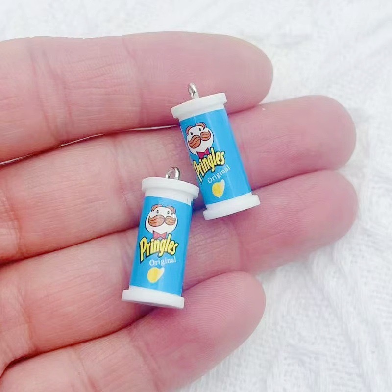 10pcs Simulation 3D Bucket Pot - Resin Art Earrings ulasan dan harga