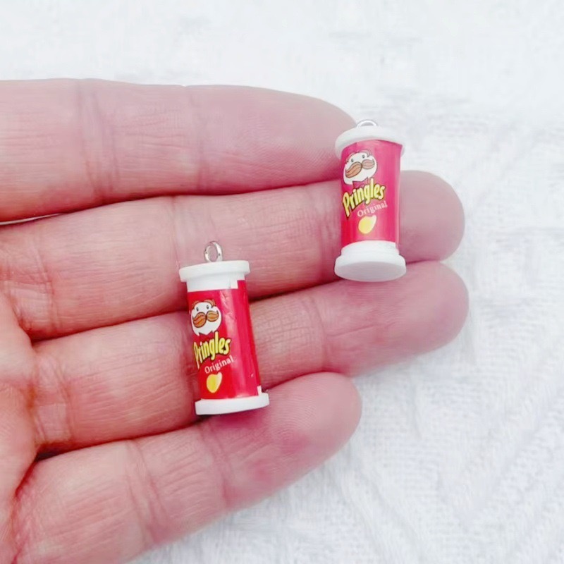10pcs Simulation 3D Bucket Pot - Resin Art Earrings ulasan dan harga