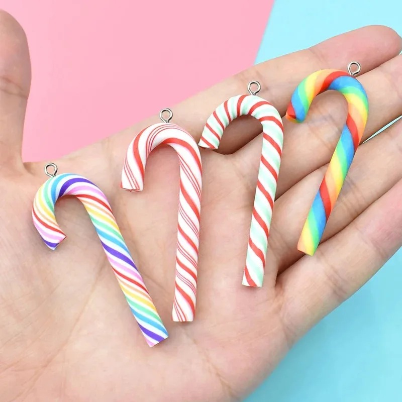 10Pcs Lovely Large Polymer Cla - Resin Art Earrings ulasan dan harga