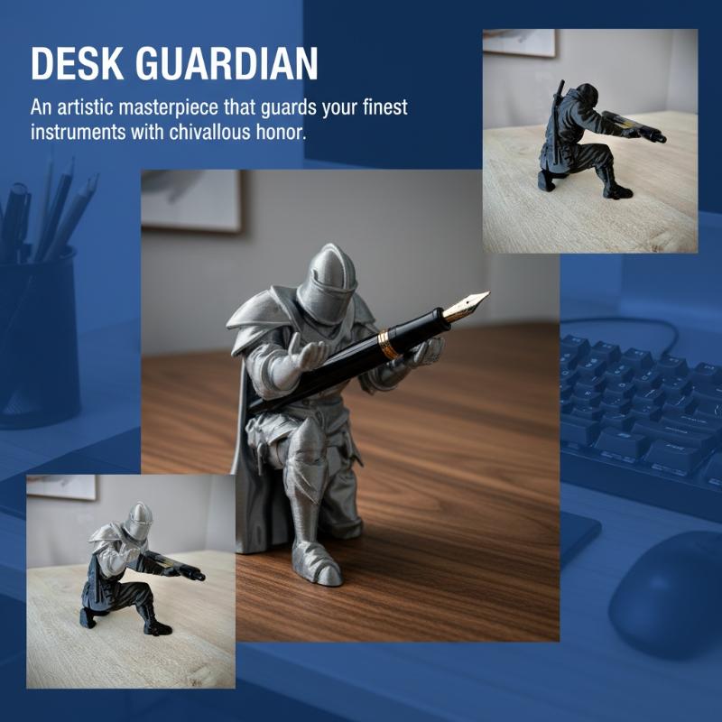 Knight Pen Holder Resin Mediev - Resin Art Equipment ulasan dan harga