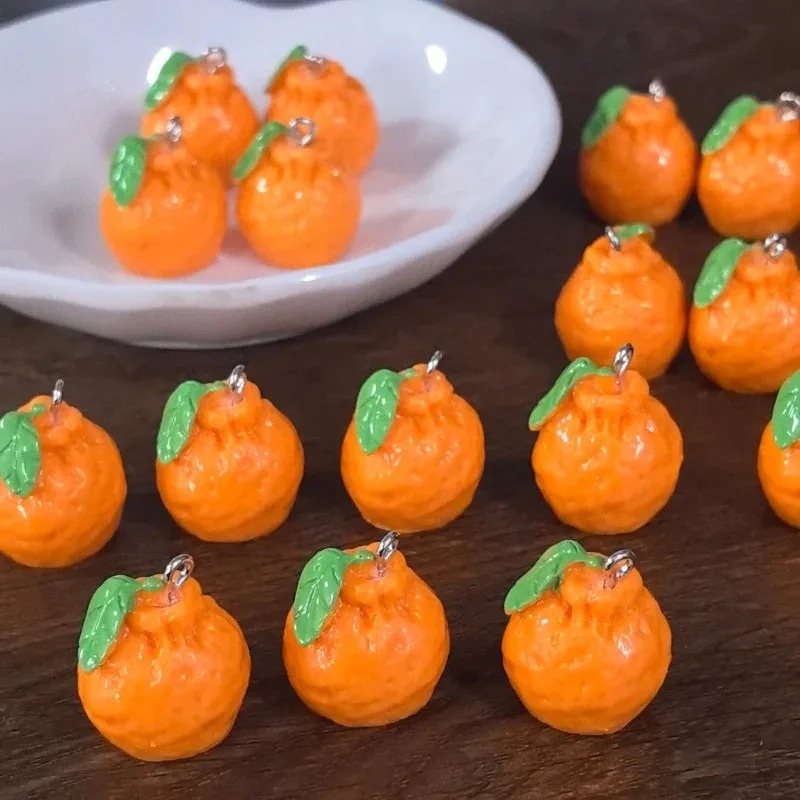 10Pcs 3D Simulation Dekopon Ma - Resin Art Earrings ulasan dan harga
