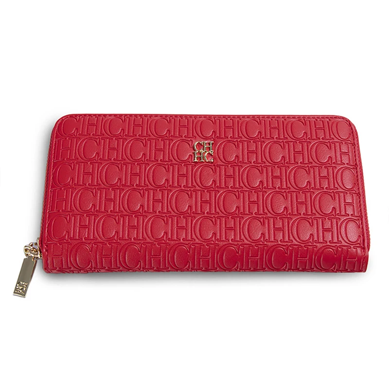 CH Elegant Embossed Zipper Wal - Resin Art Logo ulasan dan harga