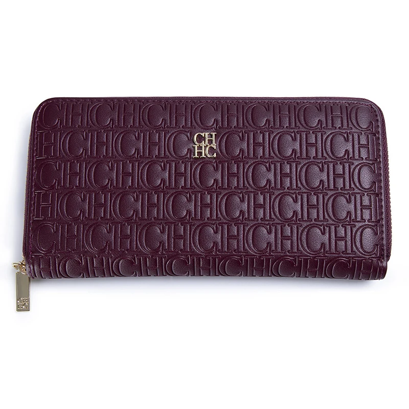CH Elegant Embossed Zipper Wal - Resin Art Logo ulasan dan harga