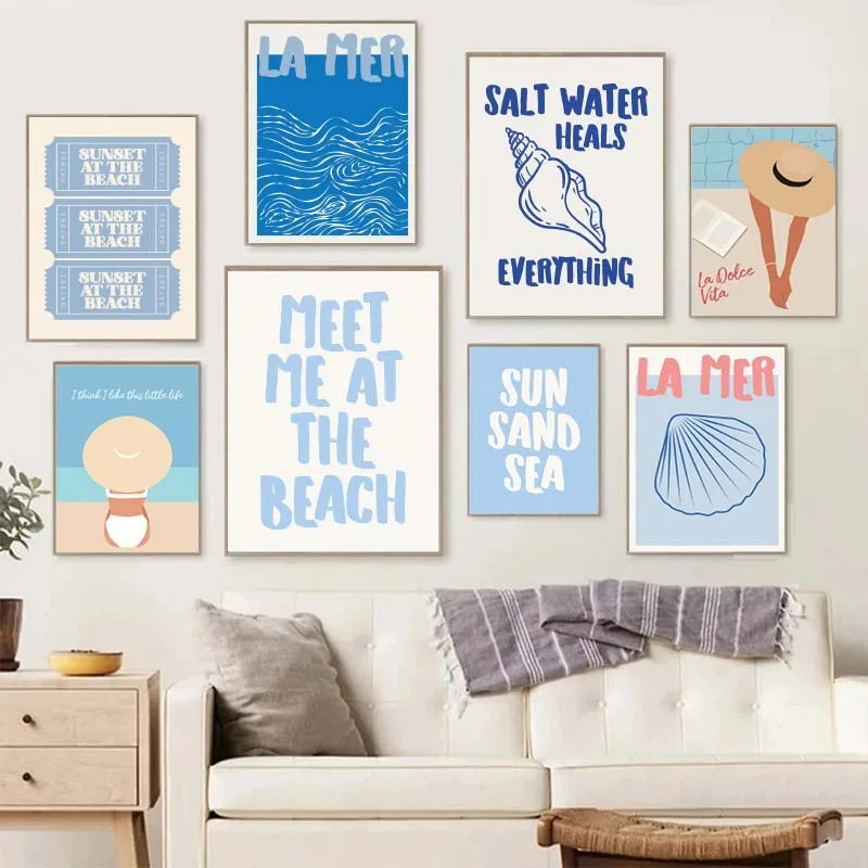 Seashells Meet Me At The Beach - Resin Art Quotes ulasan dan harga