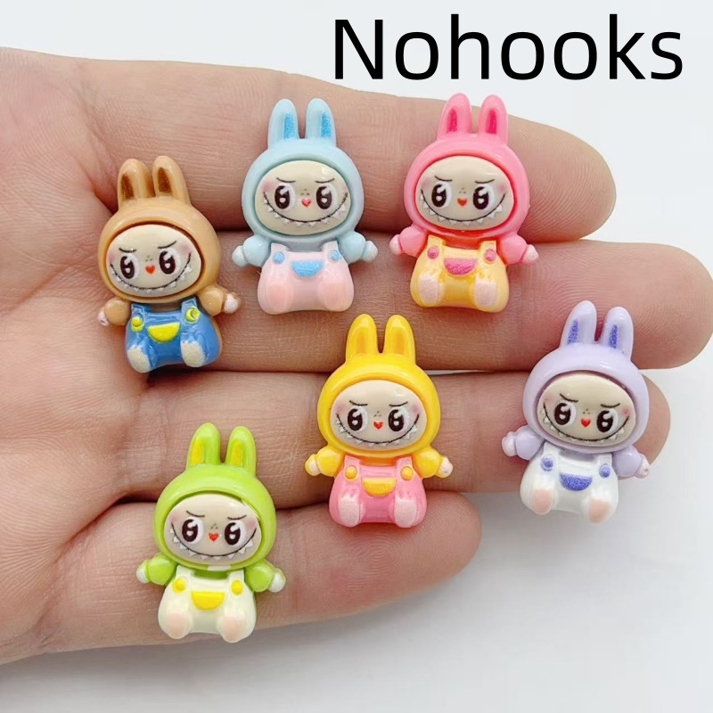 10Pcs Kawaii Rabbit Strawberry - Resin Art Earrings ulasan dan harga