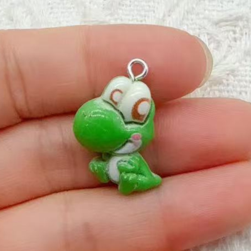 10pcs resin cartoon pendant, D - Resin Art Earrings ulasan dan harga