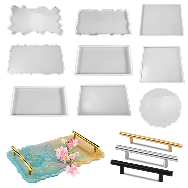 Tray Epoxy Resin Silicone Mold - Resin Art Equipment ulasan dan harga