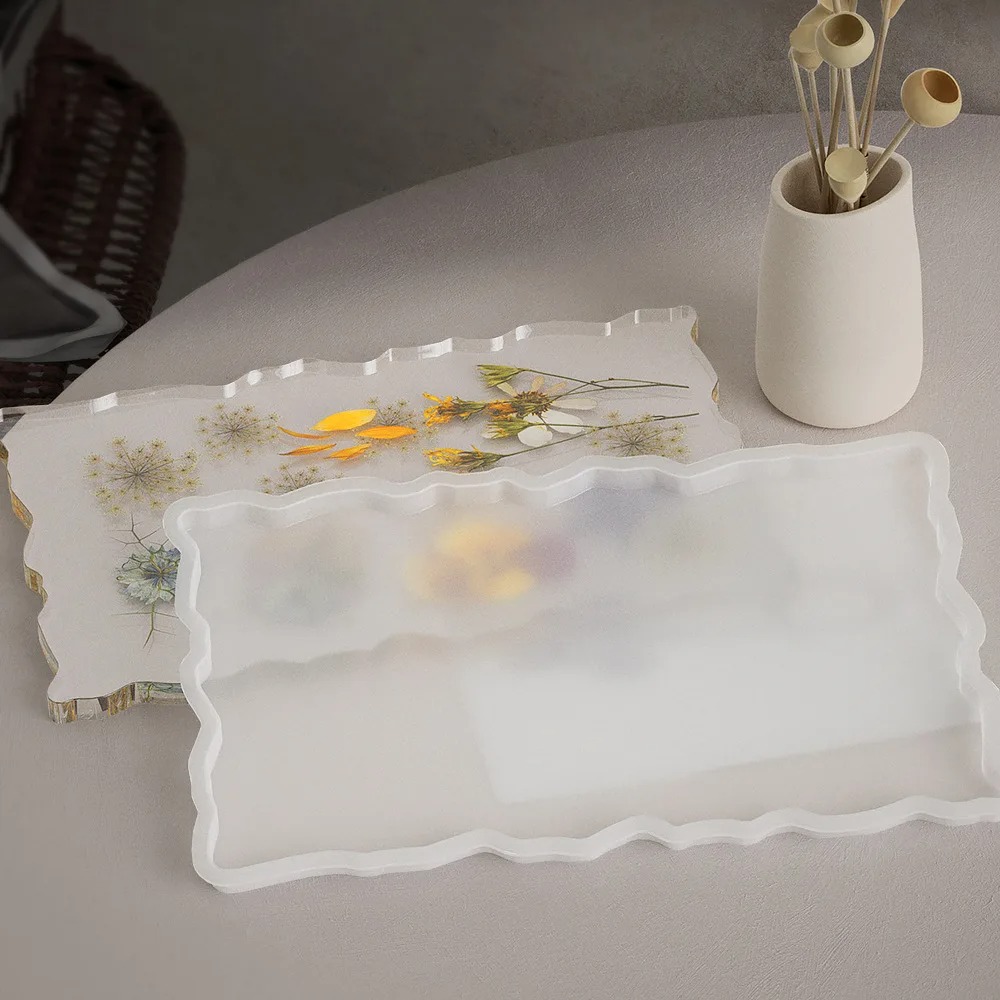 Tray Epoxy Resin Silicone Mold - Resin Art Equipment ulasan dan harga