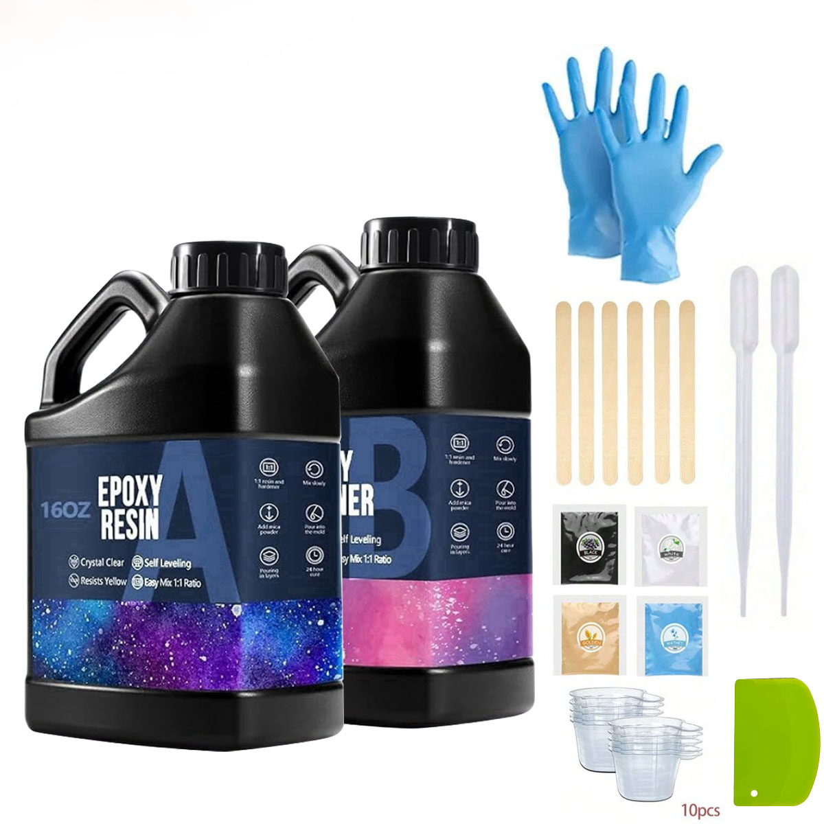 1000ml Crystal Clear Epoxy Res - Resin Art And Wood ulasan dan harga