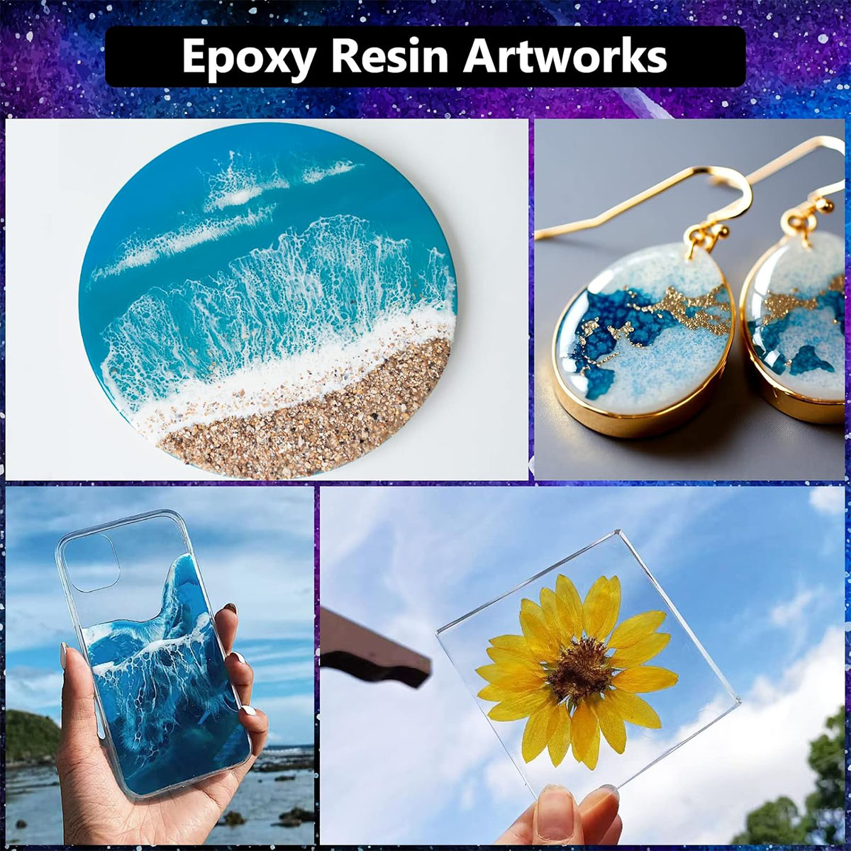 1000ml Crystal Clear Epoxy Res - Resin Art And Wood ulasan dan harga
