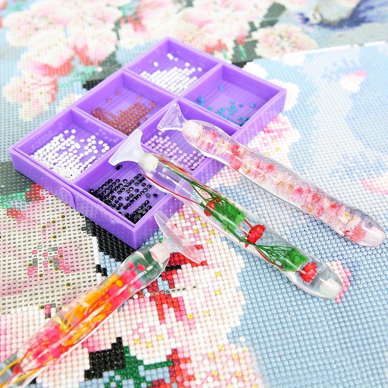 1set Flower Design Resin 5D Di - Resin Art Pen ulasan dan harga