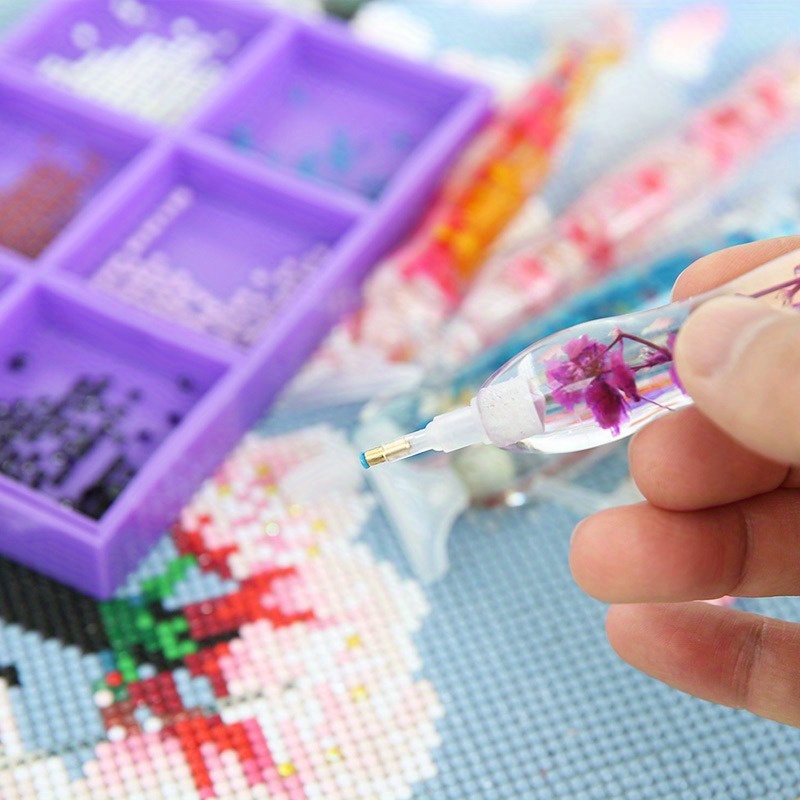 1set Flower Design Resin 5D Di - Resin Art Pen ulasan dan harga