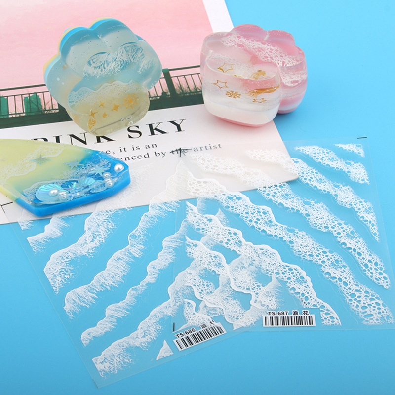 Wave Sticker Resin Filler Crys - Resin Art Equipment ulasan dan harga